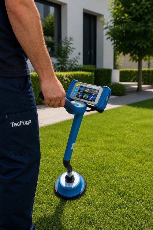 Equipamento de diagnóstico técnico para localização de fugas de água sem obras